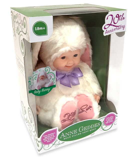 Anne Geddes - Pui de iepuras 30 cm - alb / 4