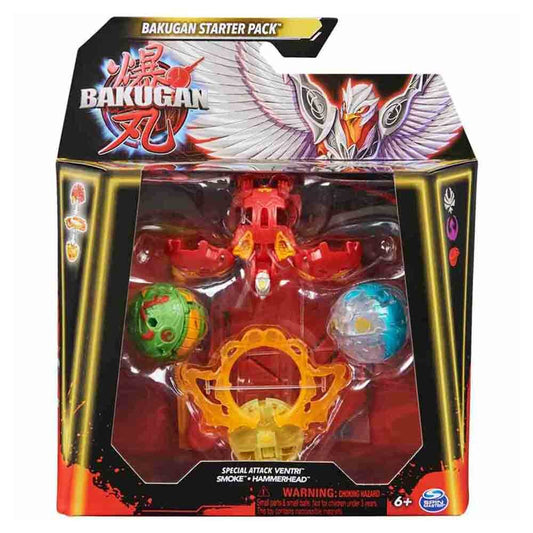 Bakugan Starter Pack Ventri, Smoke, Hammerhead