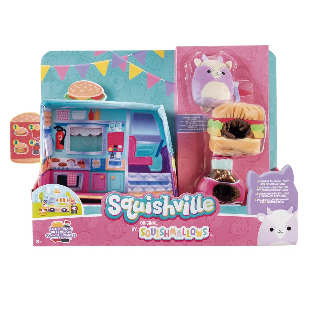Set Squishville Camionul cu Alimente