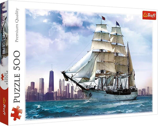 Puzzle 500 piese - Navigand spre Chicago / 8