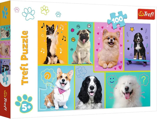 Puzzle 100 piese - Catelusi (colaj) / 12