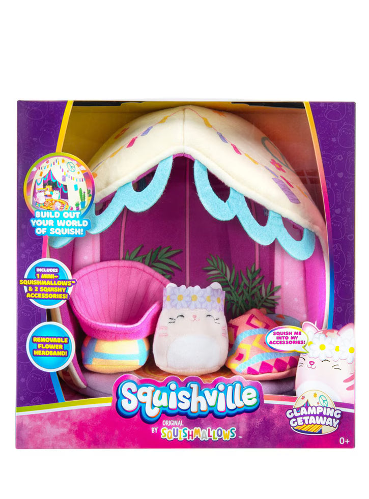 Set de joaca Squishmallows - Squishville - Glamping Getaway