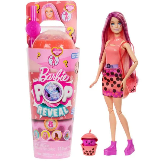 Papusa Barbie Surpriza Slime Reveal Bubble Tea Series, asst. / 4