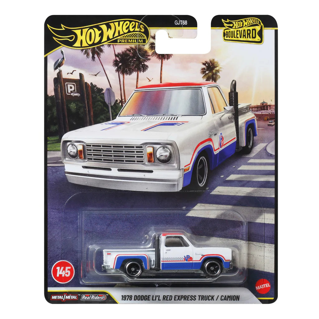 Hot Wheels Premium Boulevard 1978 Dodge Li’l Red Express Truck