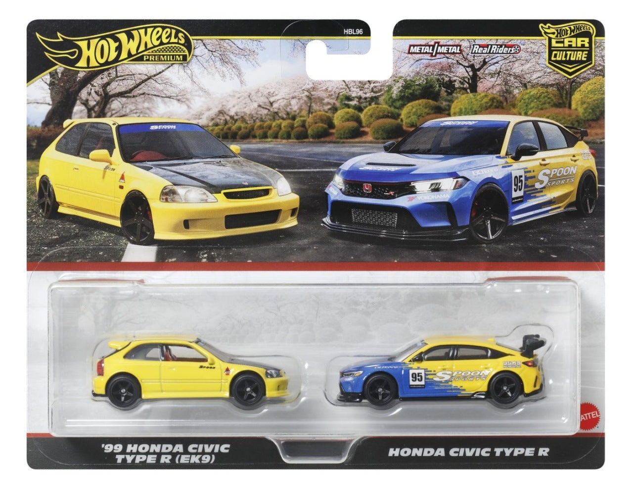 Set Hot Wheels 99 Honda Civic Type R si Honda Civic Type, 1:64