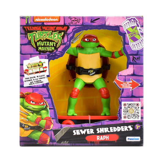 Figurina 13 cm TMNT Sewer Shredders Raphael (Raph)