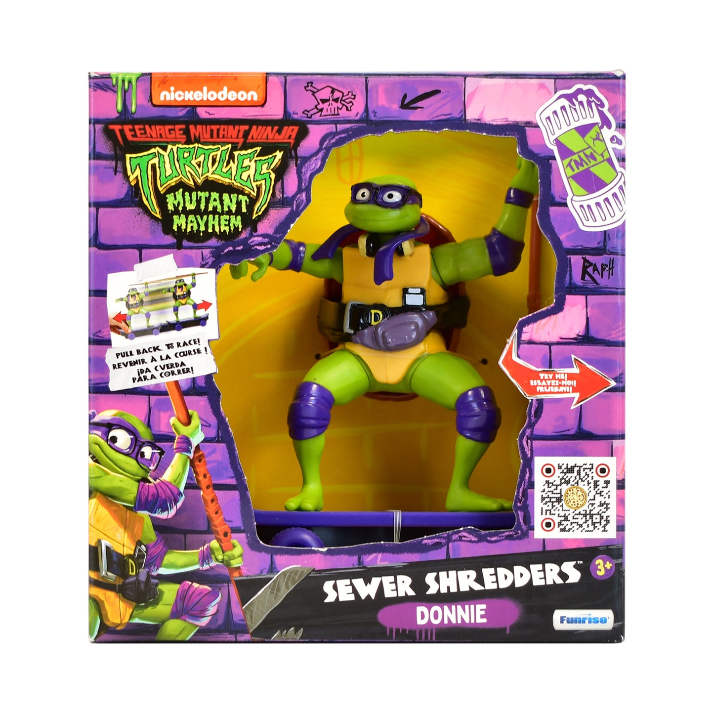 Figurina 13 cm TMNT Sewer Shredders Donatello (Donnie)