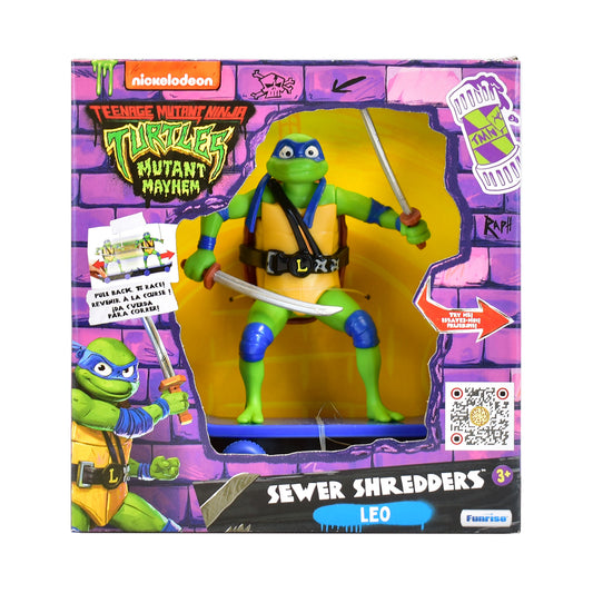 Figurina 13 cm TMNT Sewer Shredders Leonardo (Leo)