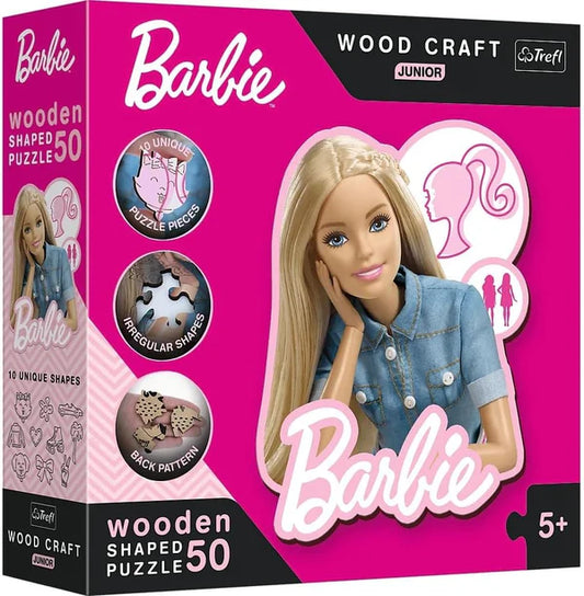 Puzzle lemn junior 50 piese - Frumoasa Barbie / 10