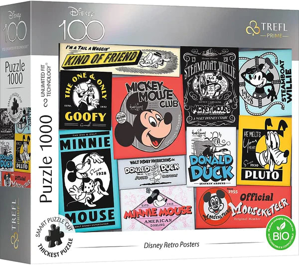 Puzzle UFT 1000 piese - Disney Retro Posters / 6