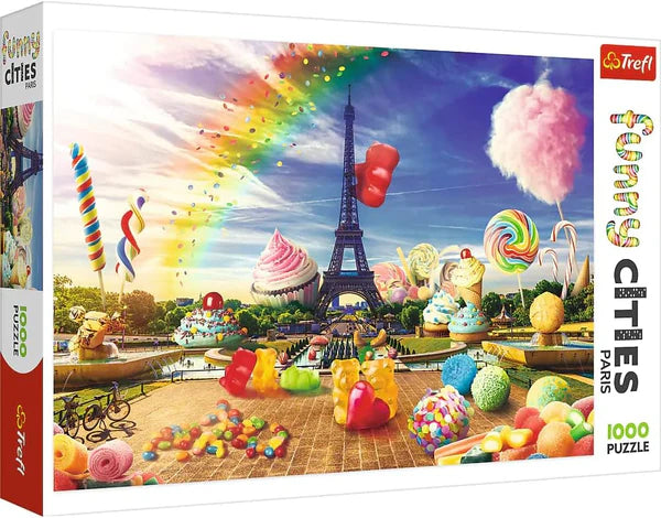 Puzzle 1000 piese - Funny Cities - Bomboane in Paris / 6