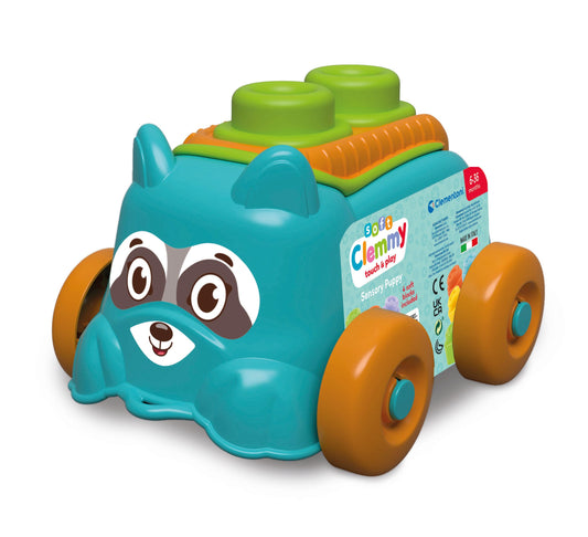 Clemmy Sensory Puppy Dog - Catelus Senzorial + 4 Caramizi Moi / 6