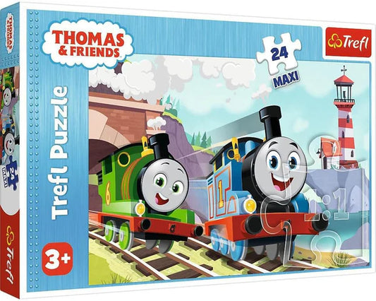 Puzzle 24 Maxi - Thomas si Percy pe sine / 8