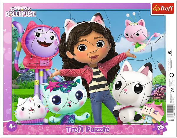 Puzzle plansa 25 piese - Faceti cunostinta cu Gabby / 16