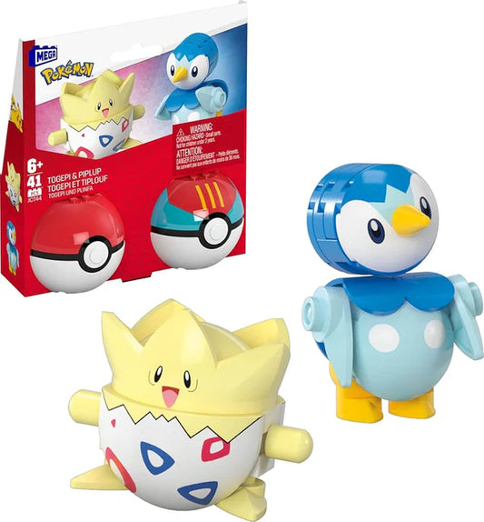 Set de constructie Mega Pokemon, Togepi si Piplup / 1