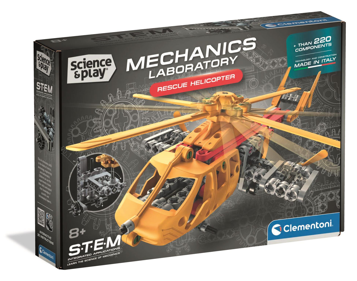 Elicopter de Salvare de Construit (220+ piese)