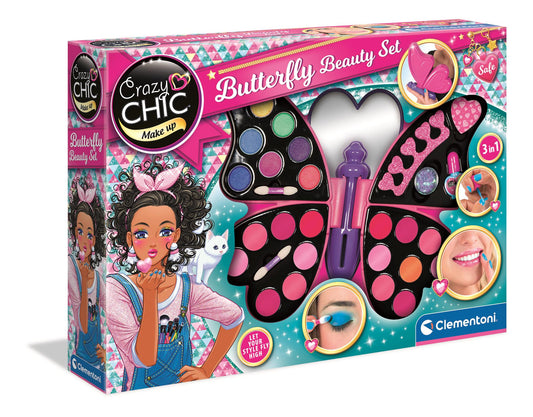 Crazy Chic - Butterfly Beauty Set - Set Machiaj Fluture / 6