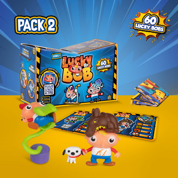 2 figurine Lucky Bob + accesorii surpriza - Seria 1 / 24