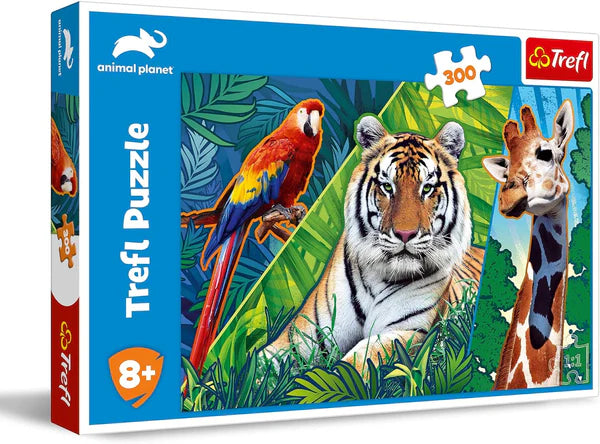 Puzzle 300 piese - Uimitoarele animale salbatice / 8