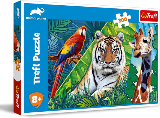 Puzzle 300 piese - Uimitoarele animale salbatice / 8