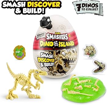 Smashers Dino Island Nano Egg - Gri