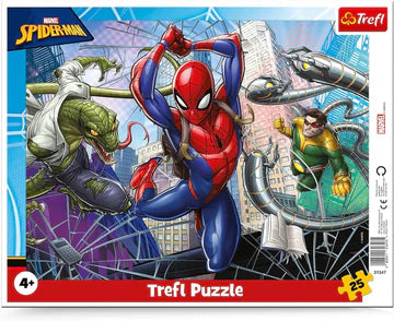 Puzzle plansa 25 piese - Curajosul Spiderman / 16