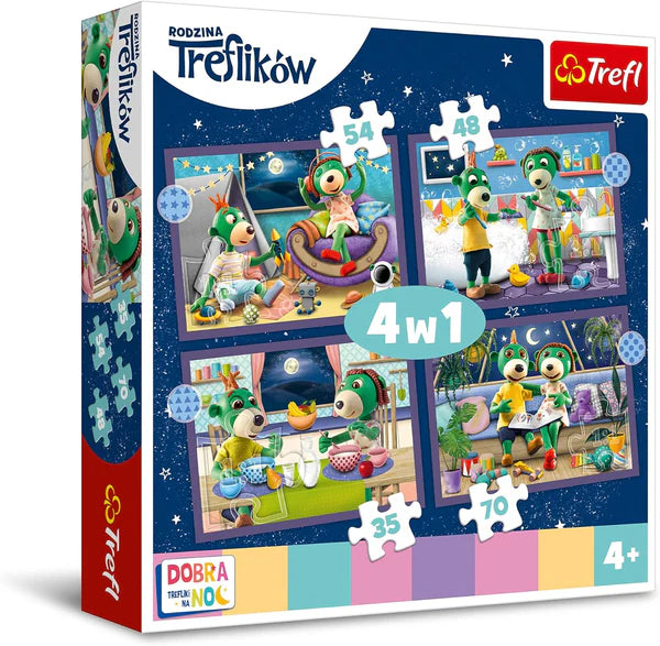 Puzzle 4 in 1 - Treflik inainte de culcare / 8