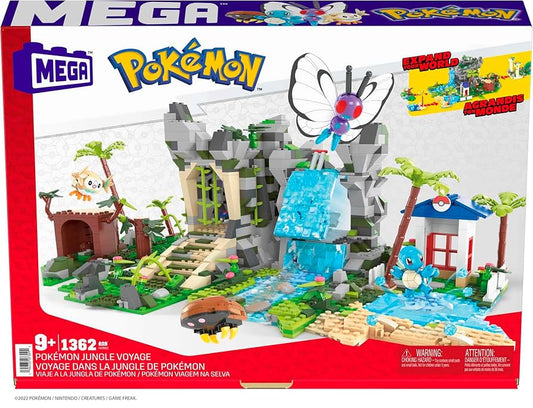 Mega Construx Pokemon Jungle Ruins, 1362 piese