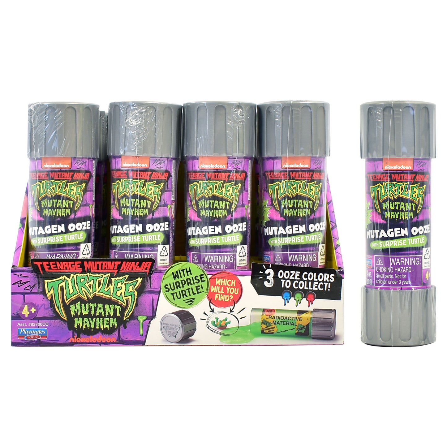 TNMT Mutagen Ooze (Slime) cu figurina Turtle surpriza 12/CDU