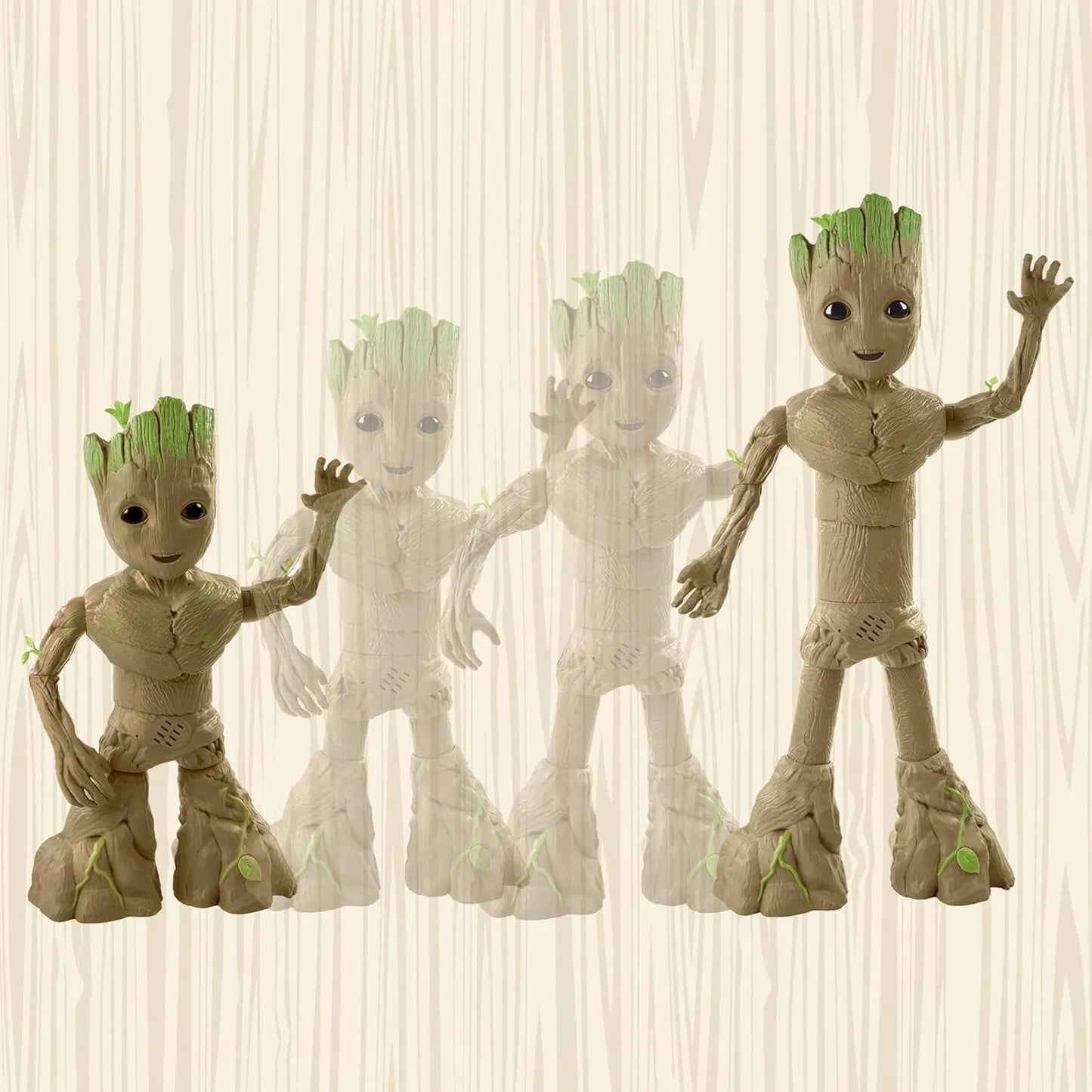 Figurina Marvel I Am Groot Groove N Grow Groot, 34cm / 2