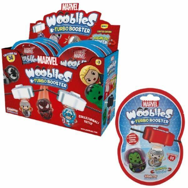 Figurina Wooblies Marvel - Magnetic Power, cu lansator / 12