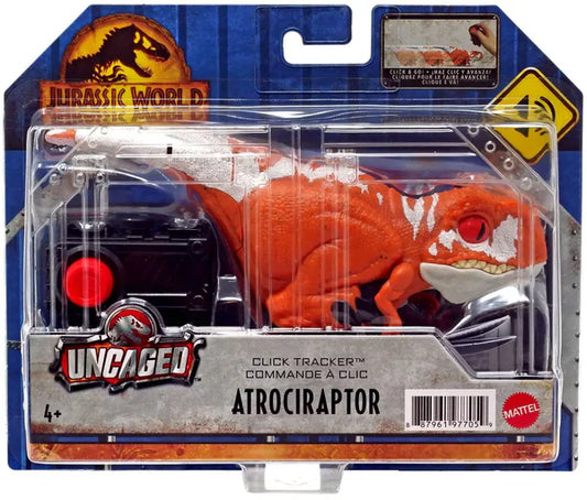 Figurina Jurassic World Uncaged - Atrociraptor (portocaliu cu gri) / 4