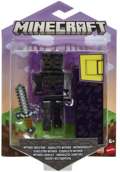 Figurina Minecraft Core Action - Wither Skeleton