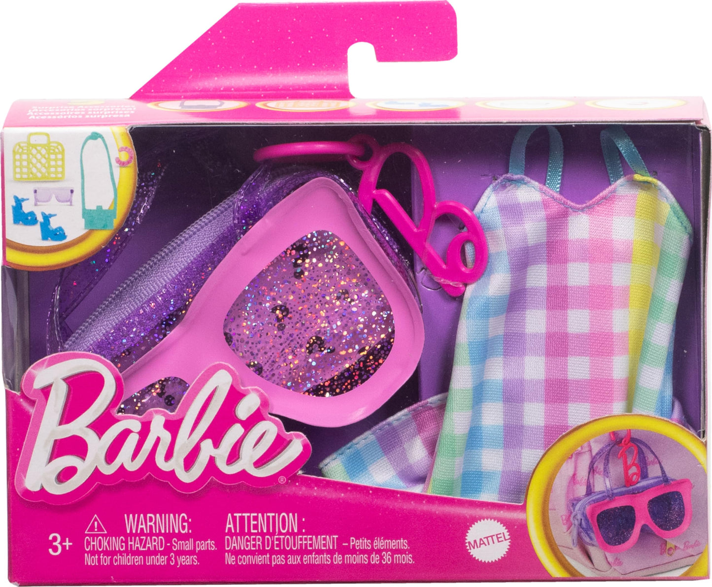 Barbie geanta de lux cu tinuta si accesorii , HRH50
