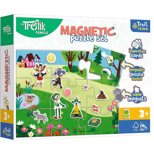 Puzzle Magnetic 9 piese - Ziua lui Treflik