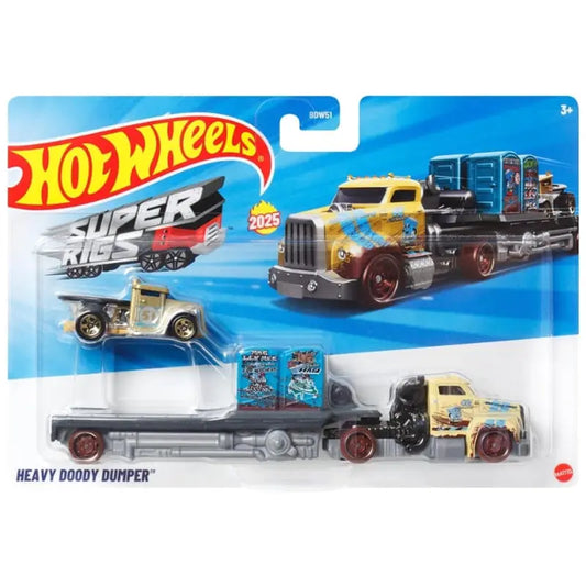 Camion transportor cu masina de curse - Heavy Doody Dumper