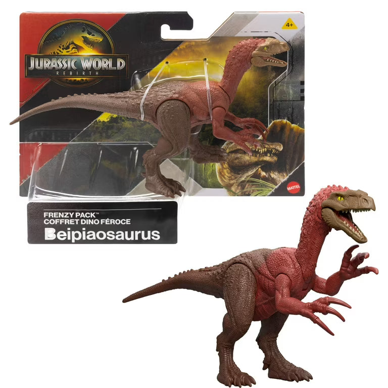 Figurina Jurassic World Rebirth, 18 cm - Beipiaosaurus