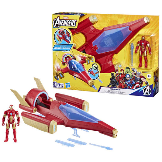 Marvel Avengers Iron Man Repulsor Blast Battle Jet