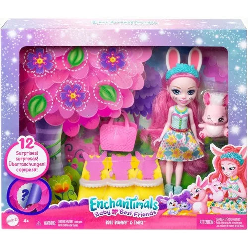 Enchantimals Bree Bunny cu 3 ieprasi baby / 5
