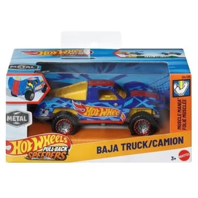 Hot Wheels Pull-back Speeders - Baja Truck / Camion