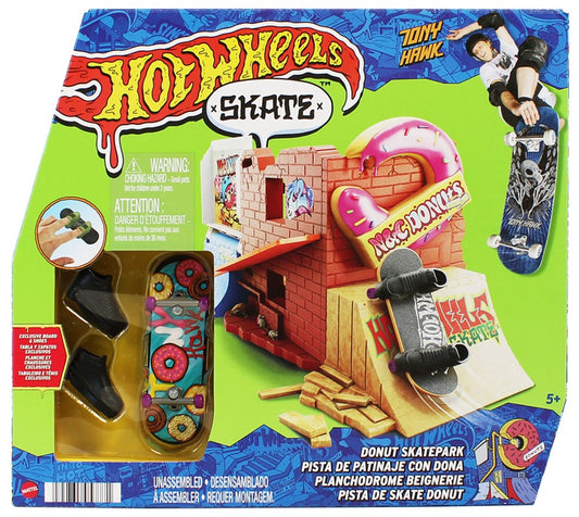Hot Wheels Skate Finger Set - Donut Skatepark