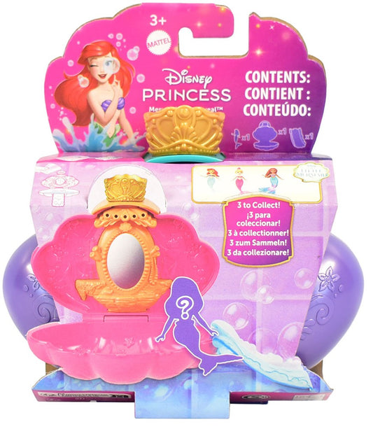 Papusa Surpriza Printesa Disney Sirena in Cutie Perla Mov