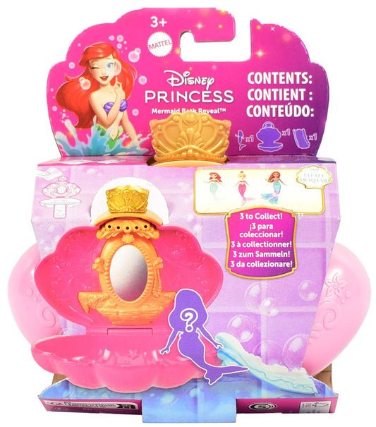 Papusa Surpriza Printesa Disney Sirena in Cutie Perla Roz