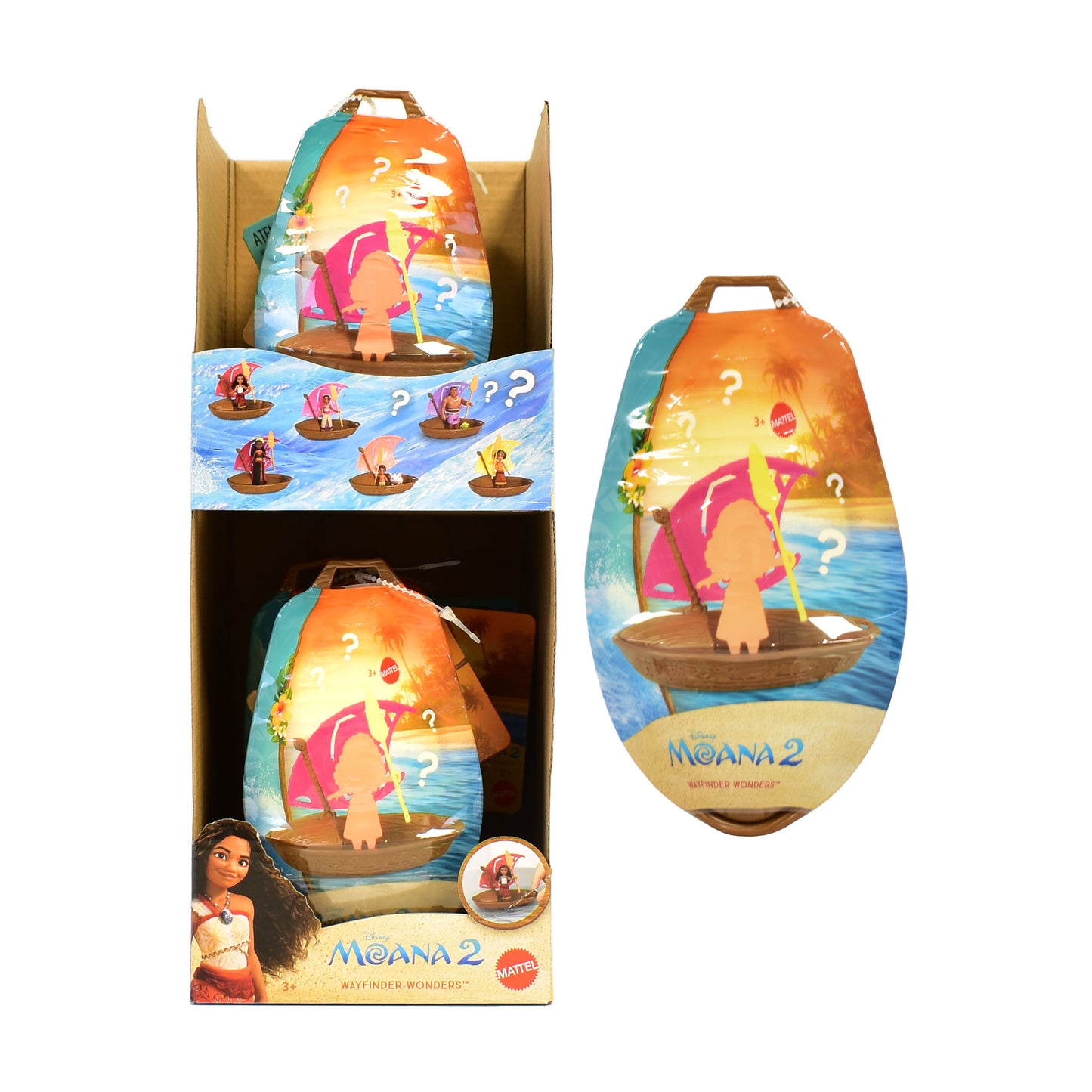 Disney Vaiana 2 - Barcuta cu personaj surpriza Wayfinder Wonders 6/CDU