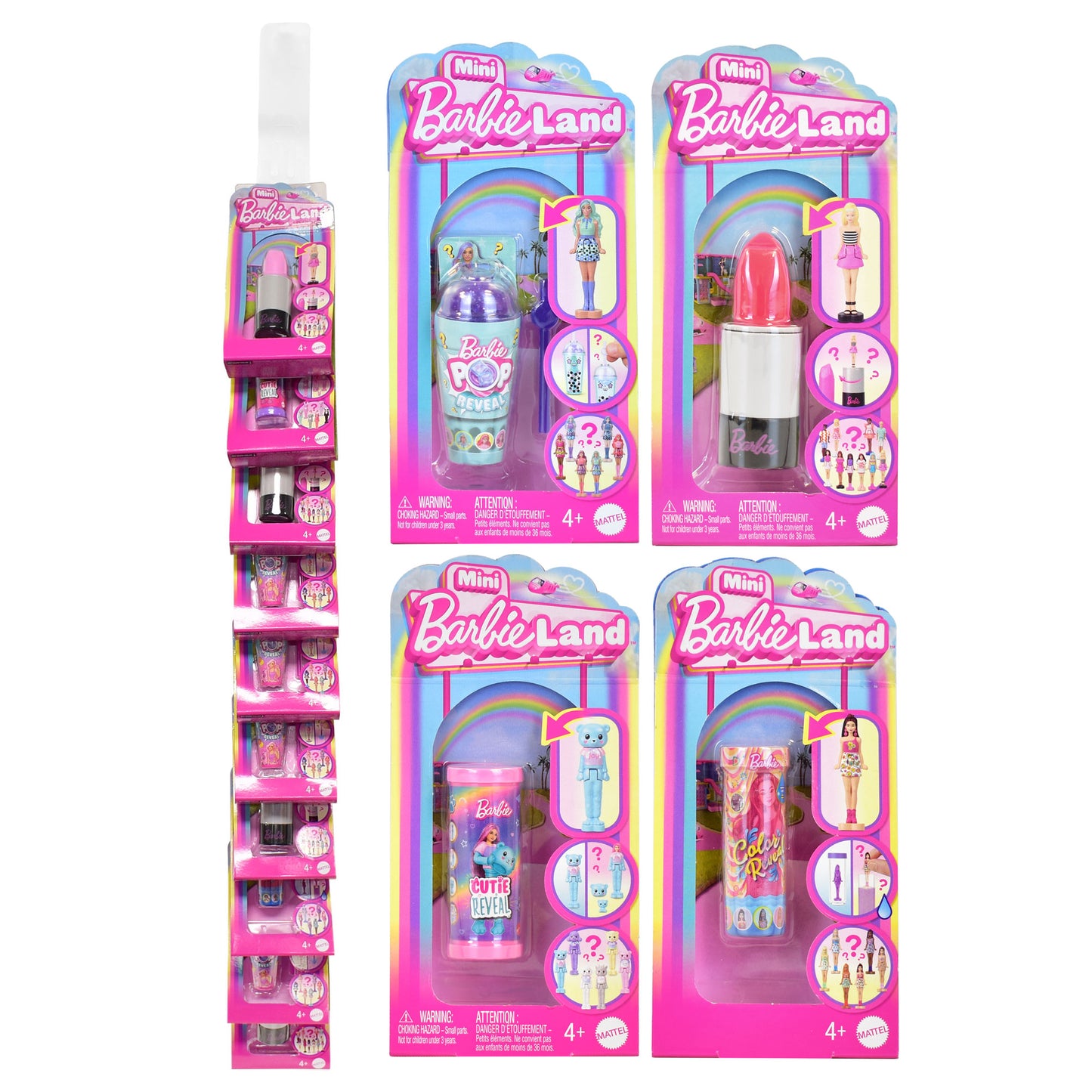 Barbie: Mini BarbieLand - papusa mini surpriza - set de 10 bucati
