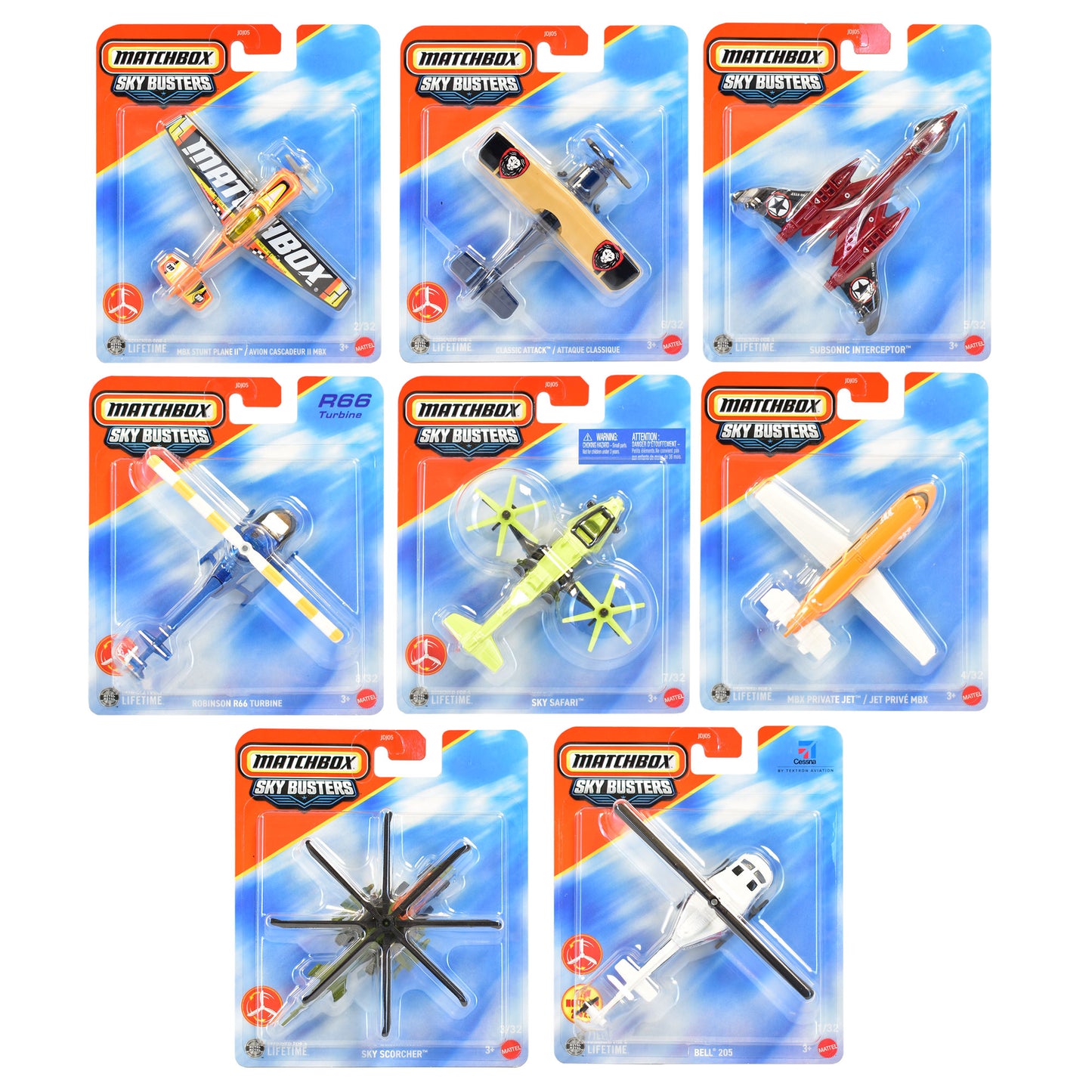 Matchbox Sky Busters 1:64 - asortat / 8