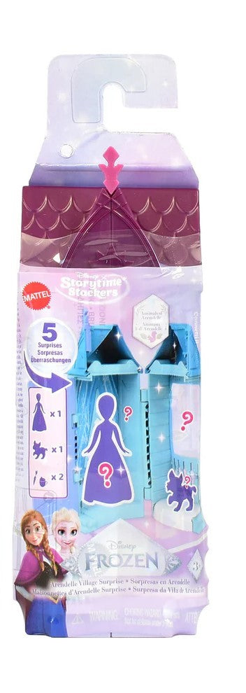 Set surpriza Frozen Arendelle cu mini papusa, 5 piese - mov