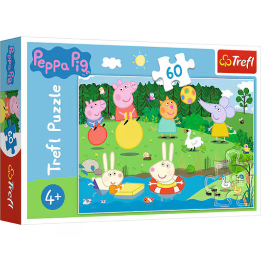Puzzle 60 piese - Peppa Pig - Distractie vara / 24