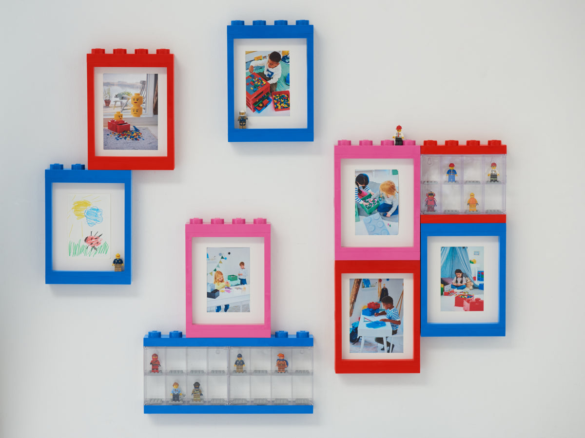 Display de Prezentare 16 Minifigurine LEGO - Albastru