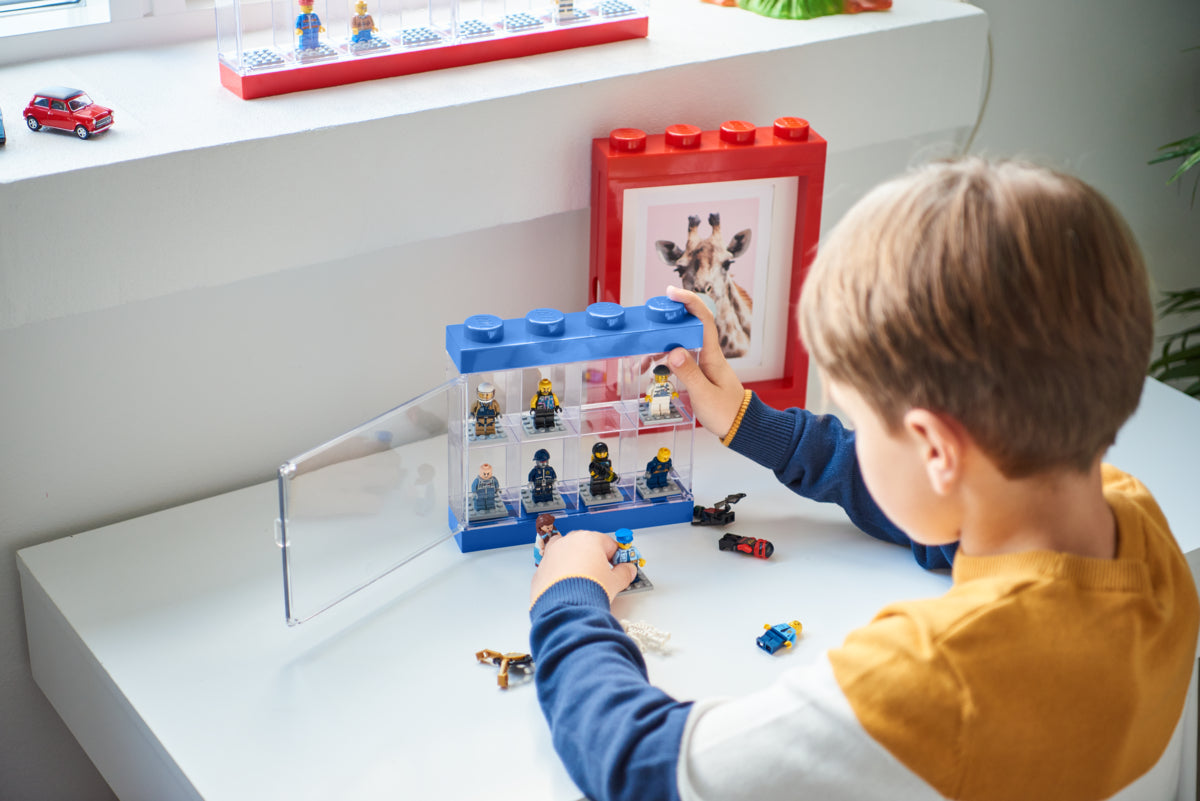 Display de Prezentare 8 Minifigurine LEGO - Albastru